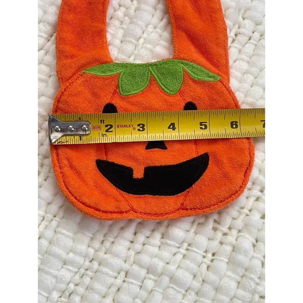 🇺🇦 Pumpkin Baby Bib Halloween Theme Carter’s OS 🇺🇦